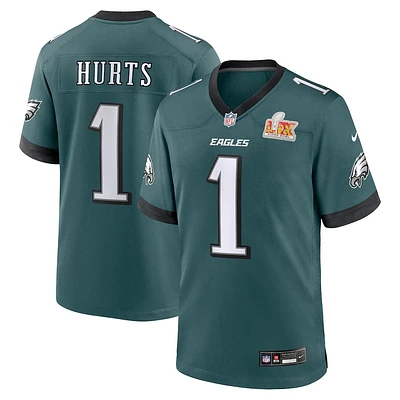 NFL Player Game Jersey Super Bowl LIX Home Jalen Hurts Eagles