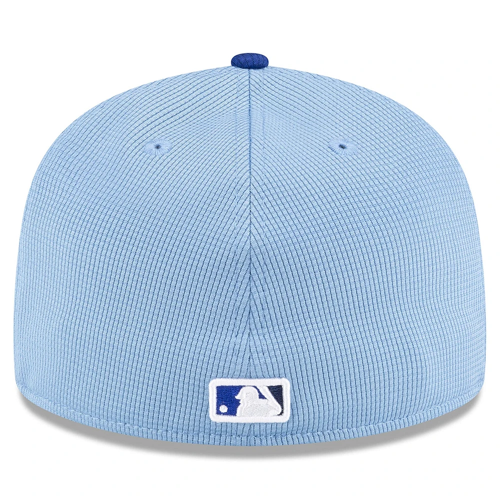 MLB Hat 5950 Batting Practice 2024 Blue Jays (Powder & Royal Blue)