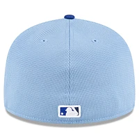 MLB Hat 5950 Batting Practice 2024 Blue Jays (Powder & Royal Blue)