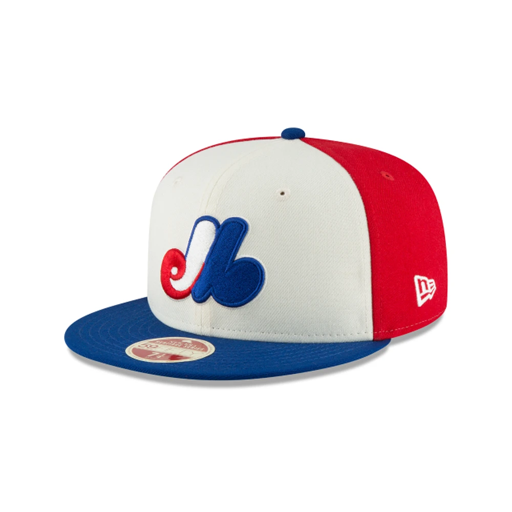 MLB Hat 5950 Cooperstown 1982 All Star Game Expos (Beige & Royal Blue)