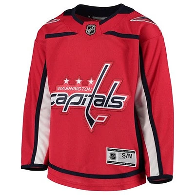 NHL Youth Blank Premier Jersey Home Capitals