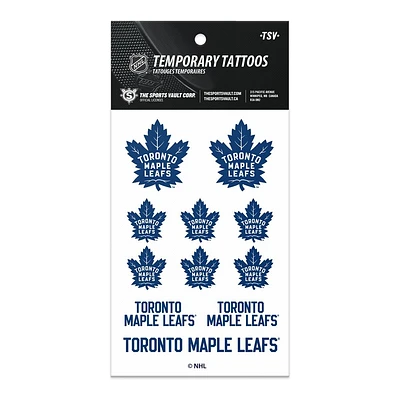 NHL Temporary Tattoo Sheet Maple Leafs
