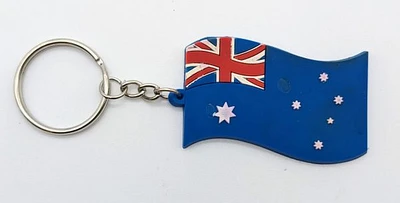 Country Keychain Rubber Flag Australia