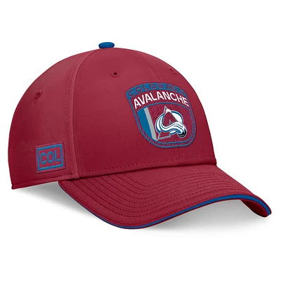 NHL Hat Authentic Structured Stretch Draft 2024 Avalanche