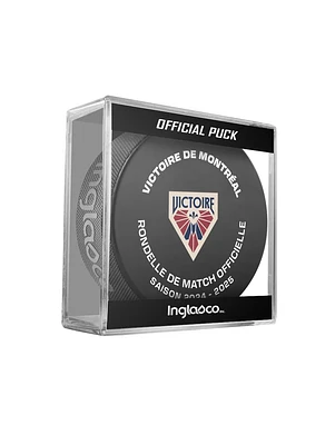 PWHL Game Puck 2025 Montreal Victoire