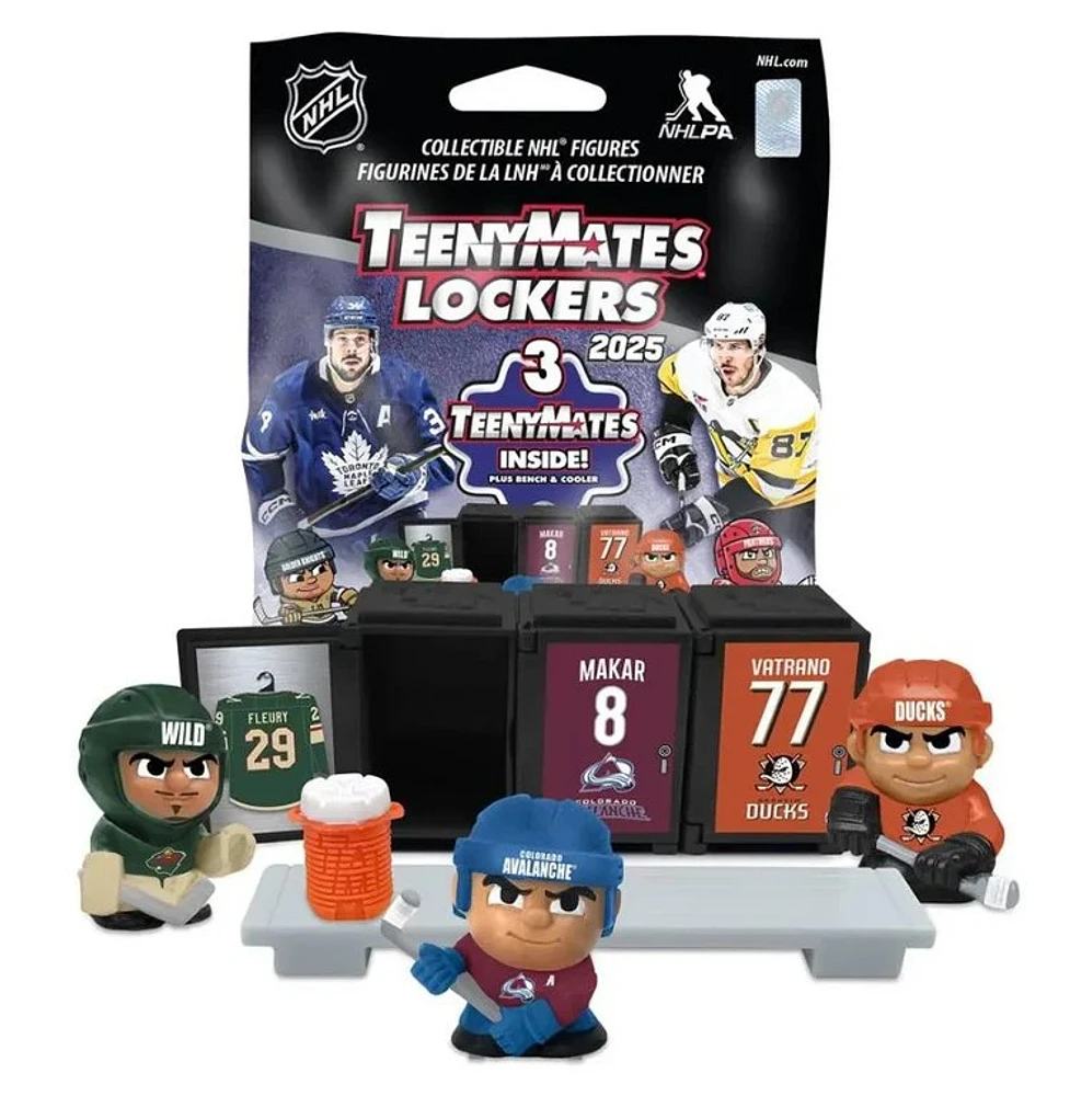 NHL Collectible Figures TeenyMates Lockers 2025