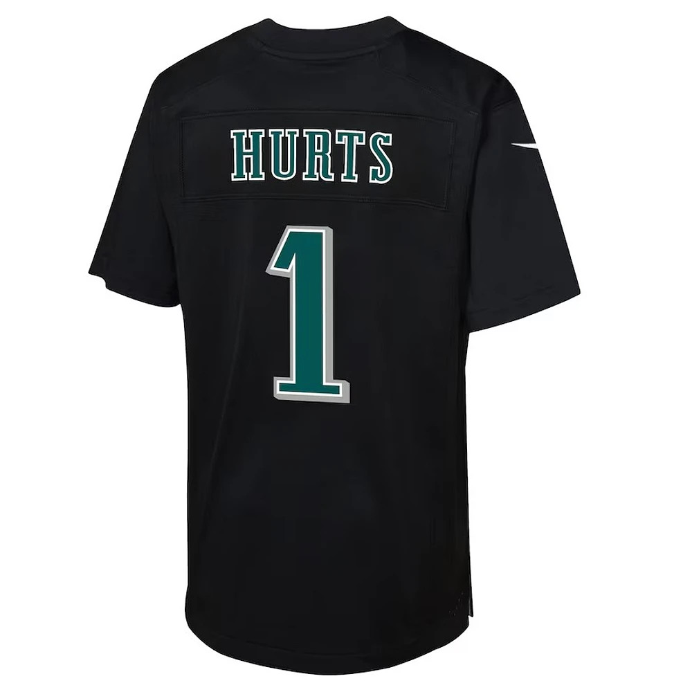 NFL Youth Player Fashion Jersey Super Bowl LIX Carbon Black Chase 2024 Jalen Hurts Eagles