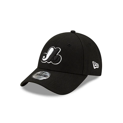 MLB Hat 940 The League Black and White Expos