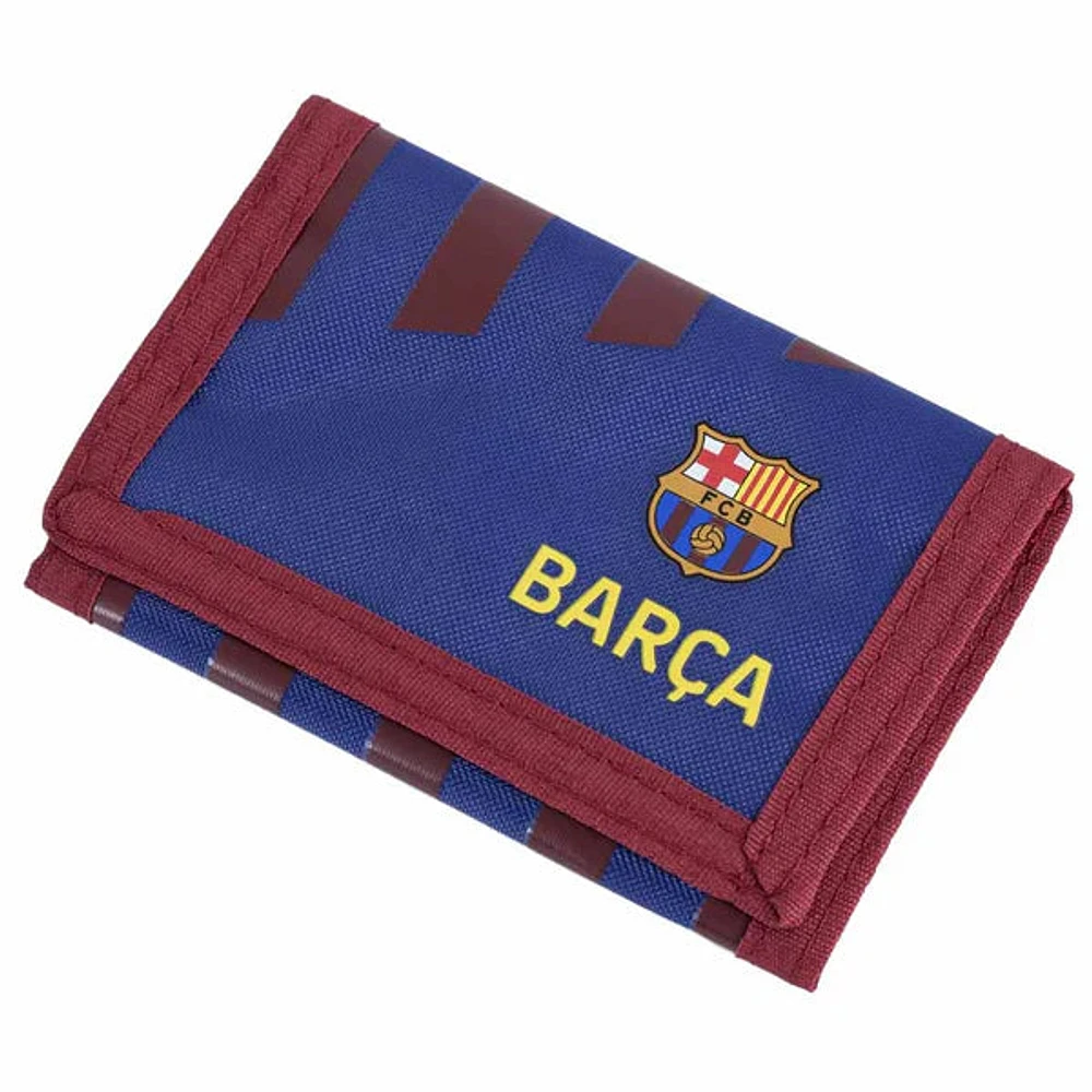 La Liga Wallet Nylon Stripe FC Barcelona