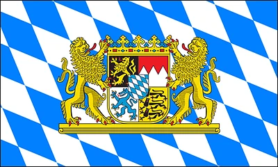 Country State Flag 3x5 Bavaria, Germany