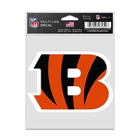 NFL Multi Use Decal 3.75x5 Logo Bengals