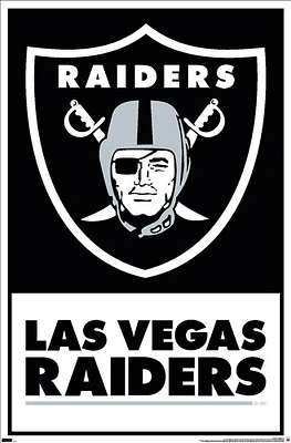 NFL Wall Poster Logo Raiders