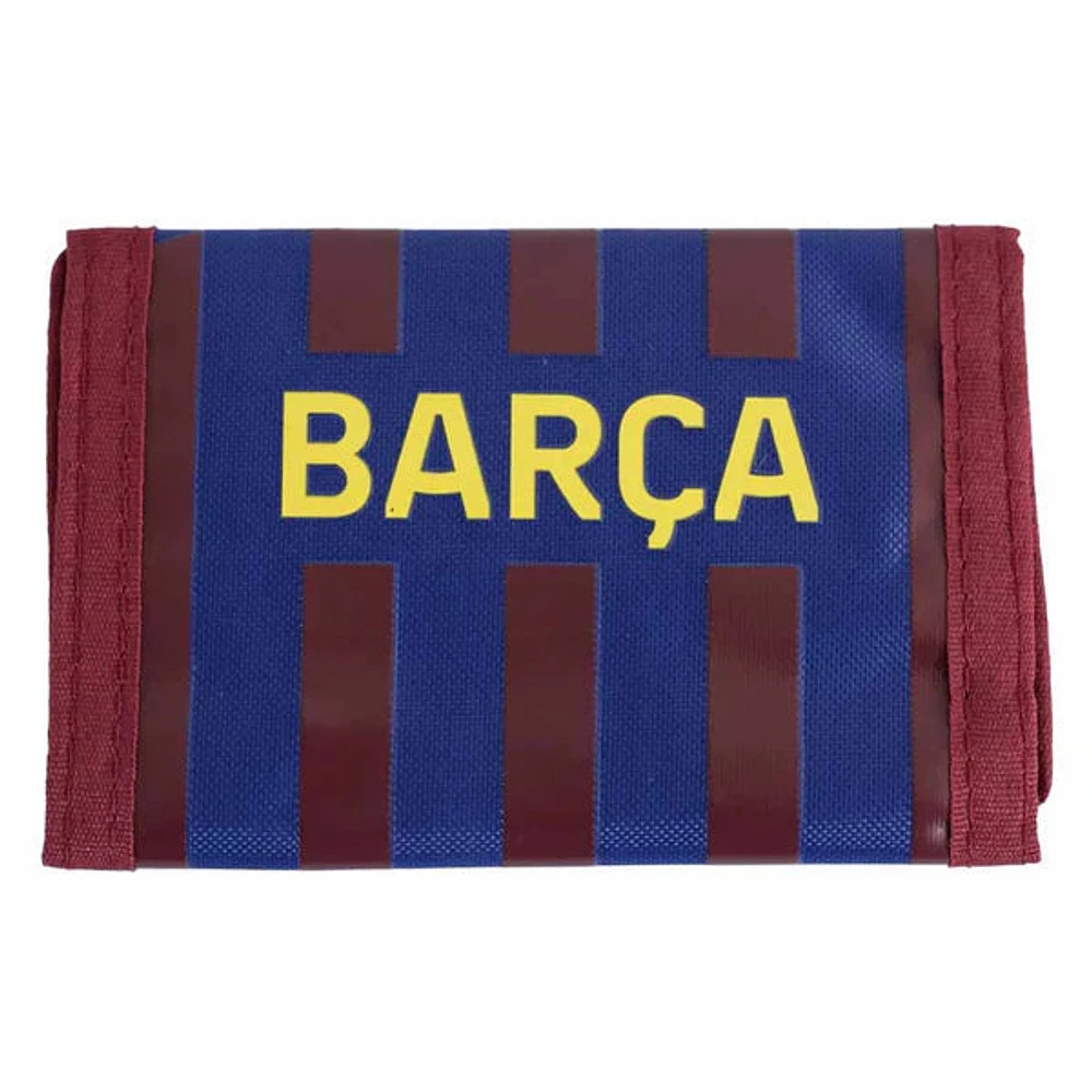 La Liga Wallet Nylon Stripe FC Barcelona