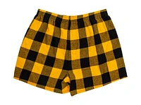 NHL PJ Shorts Buffalo Plaid Bruins