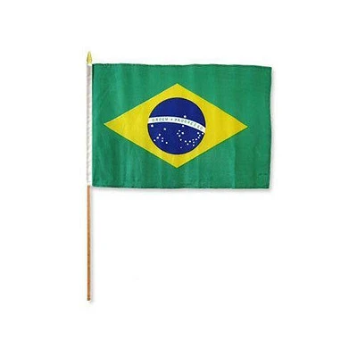 Country Stick Flag 12x18 Brasil