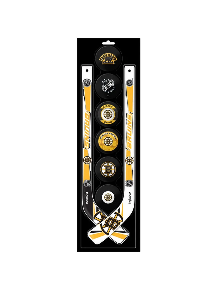 NHL Mini Stick 6Pack Set Mascot Bruins
