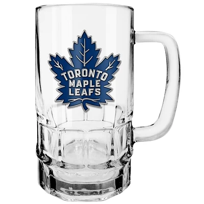 NHL Beer Stein Mug 18 oz. Glass Banner Maple Leafs