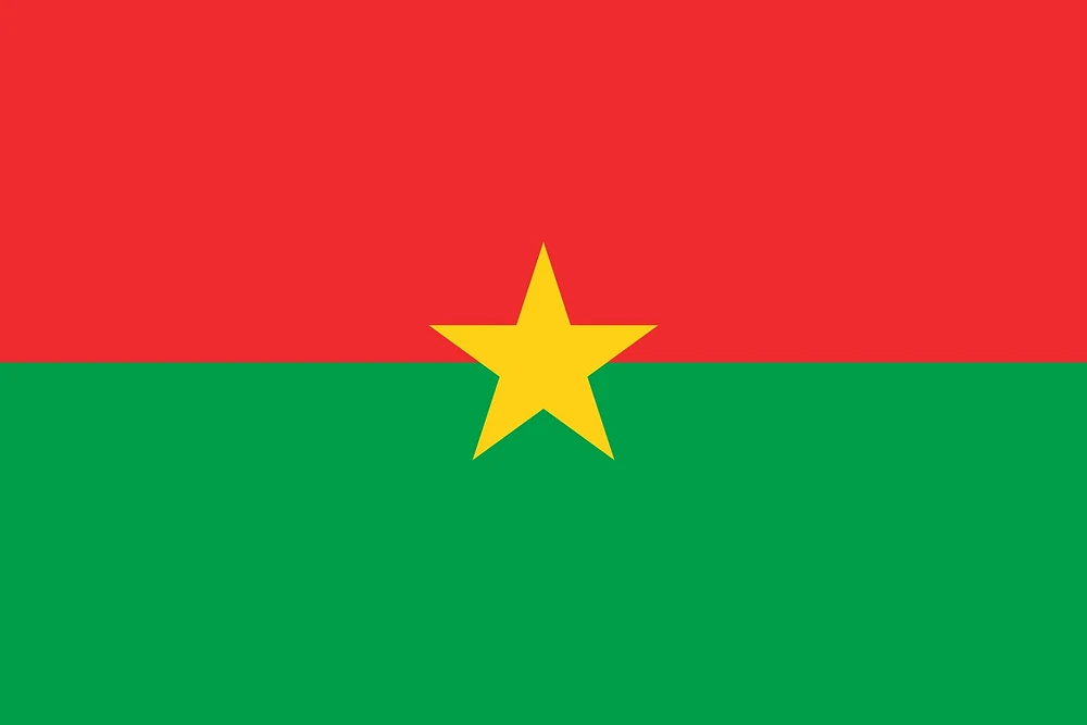Country Flag 3x5 Burkina Faso