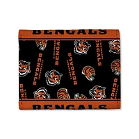 NFL Canvas Trifold Wallet Bengals