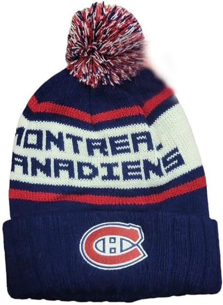 NHL Knit Hat Pillow Line Canadiens (Navy)