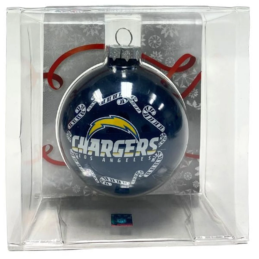 NFL Ornament Candy Cane Ball Chargers