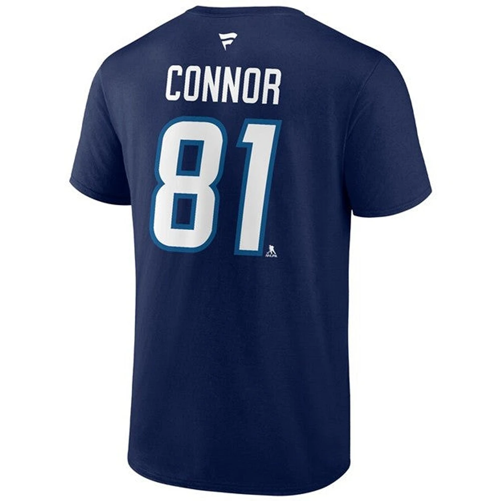 NHL Player T-Shirt Authentic Stack Kyle Connor Jets