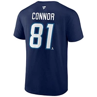 NHL Player T-Shirt Authentic Stack Kyle Connor Jets