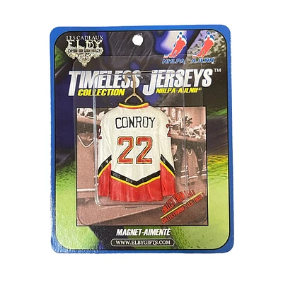 NHL Vintage Player Ceramic Magnet Craig Conroy Flames