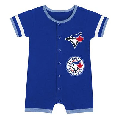 MLB Infant Onesie Coverall Double Hit Blue Jays