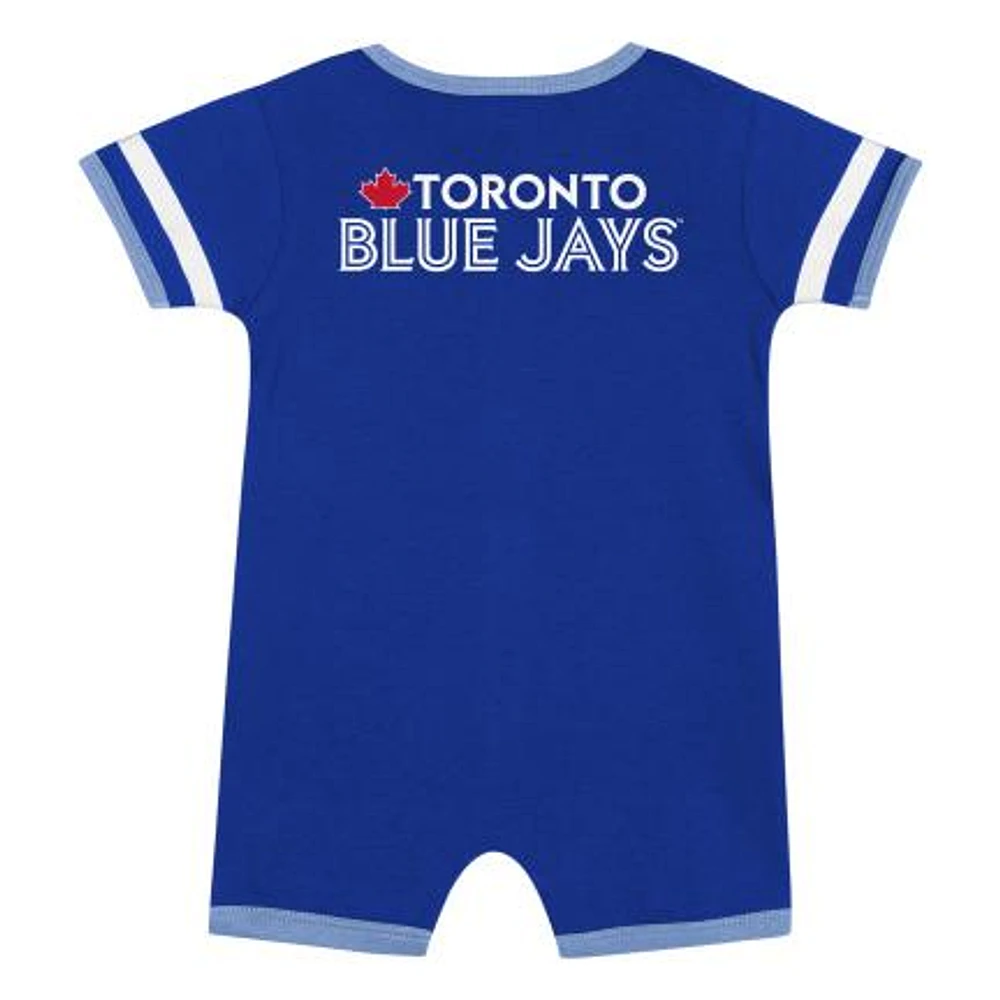 MLB Infant Onesie Coverall Double Hit Blue Jays