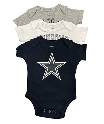 NFL 3pc Onesie Set Born to Be Creeper Cowboys