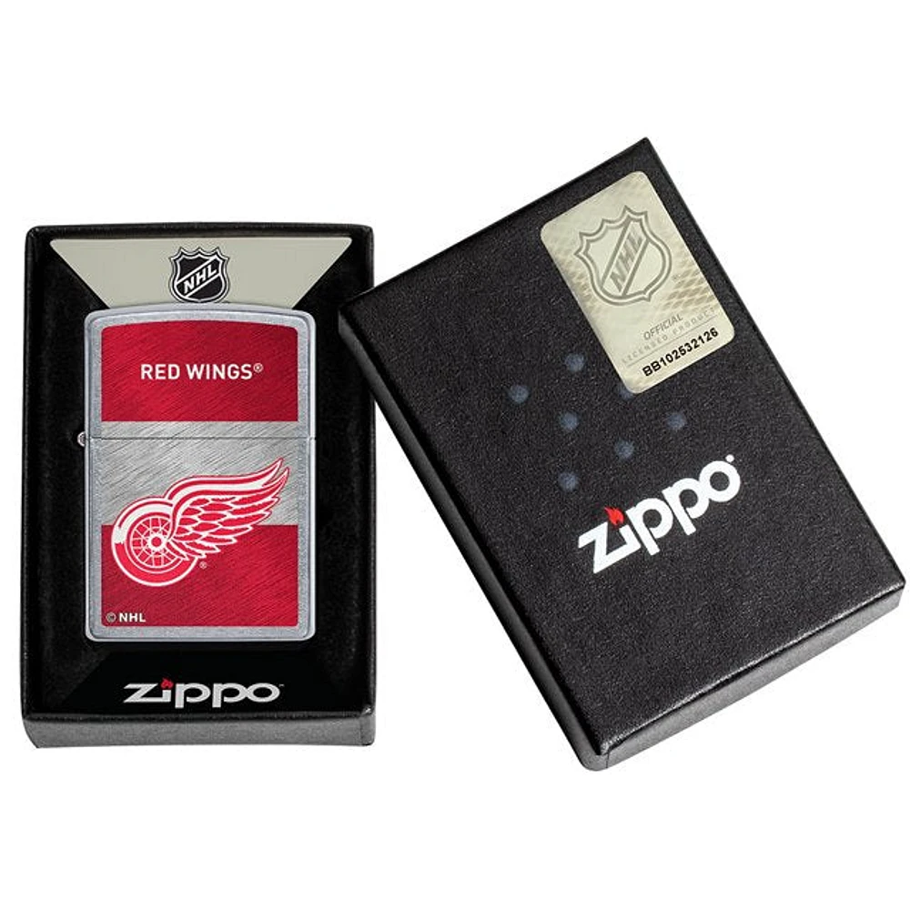 NHL Zippo Lighter Street Chrome Red Wings