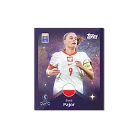 Topps Official Stickers Women's Euro Cup Switzerland 2025 UEFA (Single Pack)