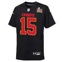 NFL Youth Player Fashion Jersey Super Bowl LIX Carbon Black Chase 2024 Patrick Mahomes Chiefs