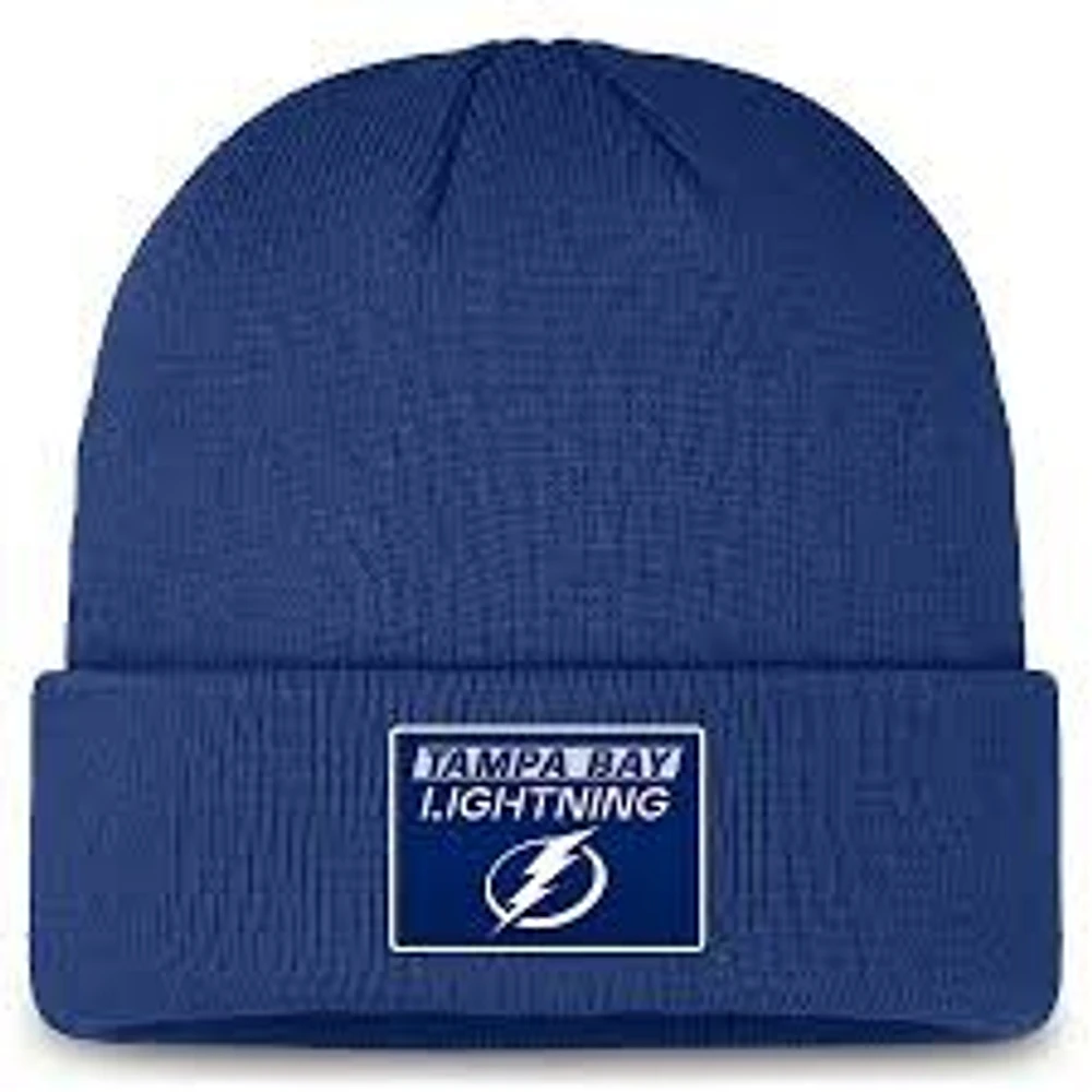 NHL Knit Hat Authentic Pro Prime Cuffed Beanie 2024 Lightning