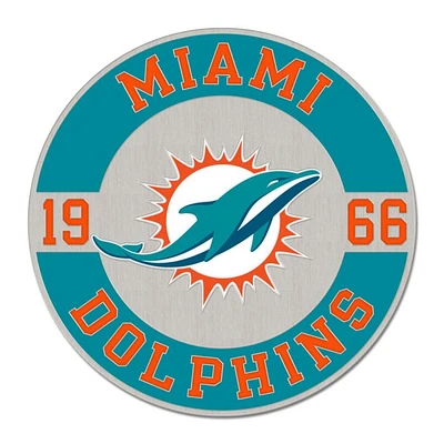 NFL Lapel Pin Circle Established Dolphins