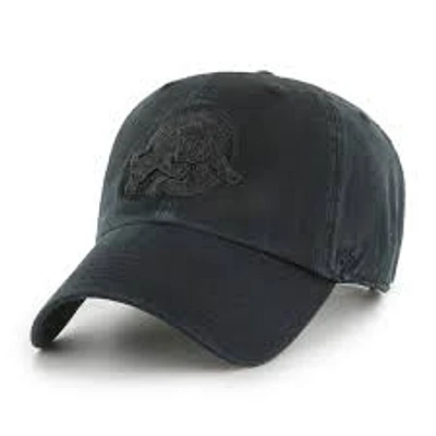 CFL Hat Clean Up Basic Tiger-Cats (Black on black)