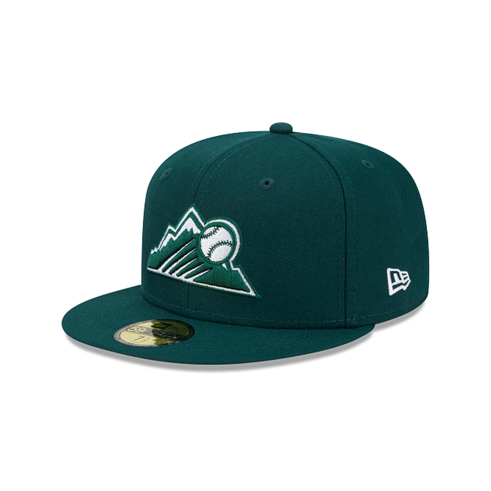 MLB Hat 5950 Basic Dark Green Alt Rockies