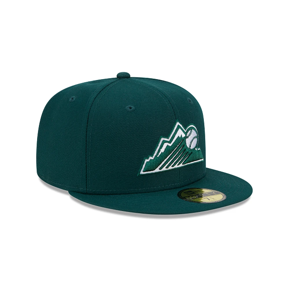 MLB Hat 5950 Basic Dark Green Alt Rockies