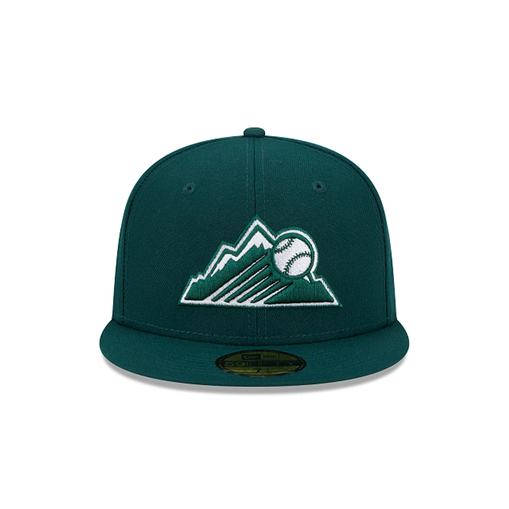 MLB Hat 5950 Basic Dark Green Alt Rockies