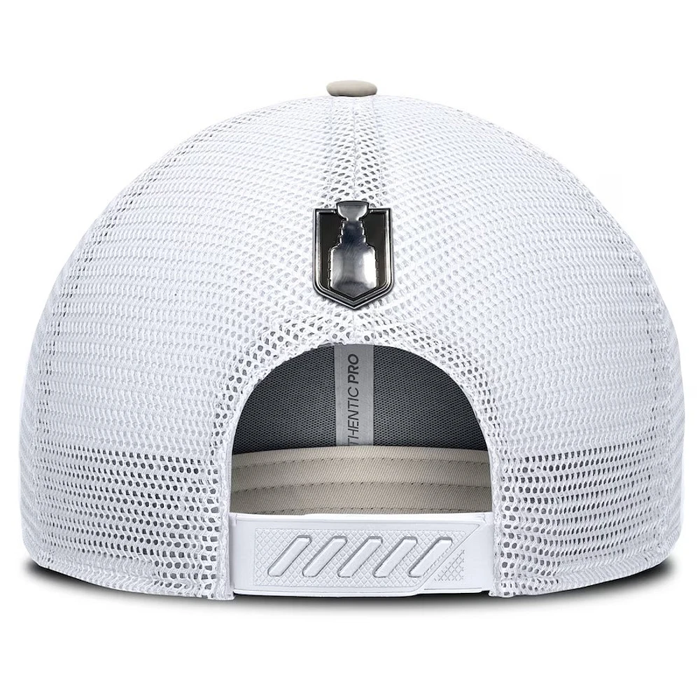NHL Hat Western Conference Champions Locker Room Adjustable Trucker 2025 Oilers