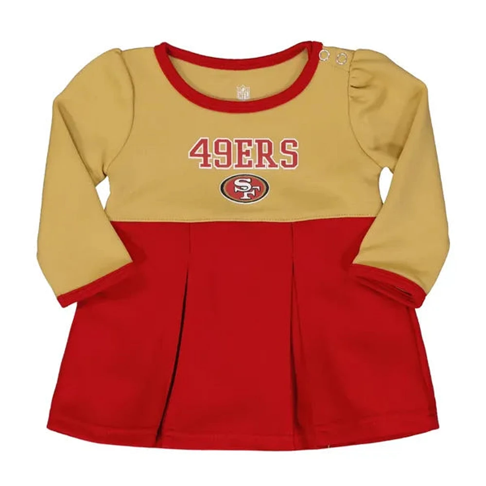NFL Infant Girls' Cheer Dress 49ers