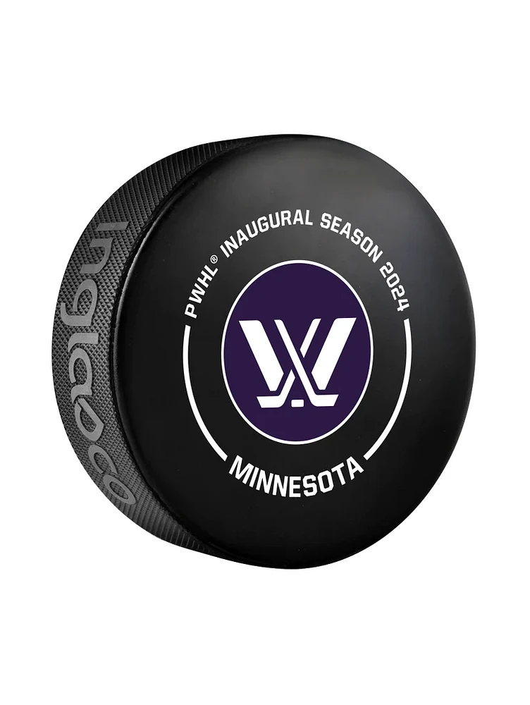 PWHL Game Puck Inaugural Season 2024 Minnesota Frost