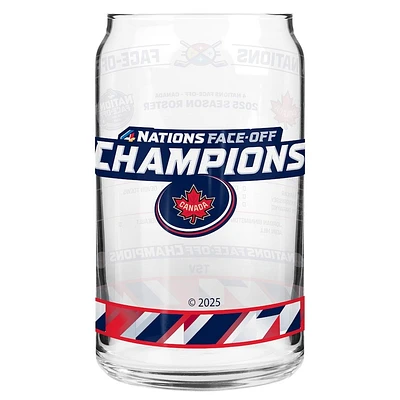 NHL 4 Nations Face-Off 2025 Canada Champions Can Glass