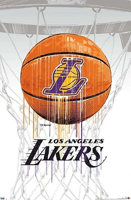 NBA Wall Poster Drip Basketball Lakers