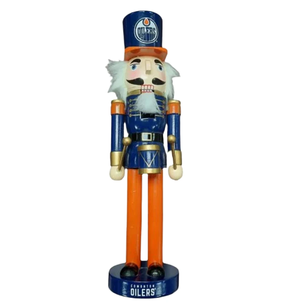 NHL Team Holiday Nutcracker Oilers