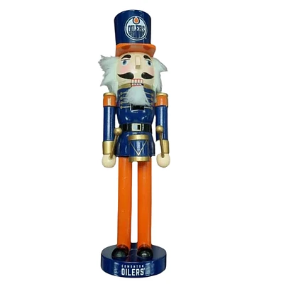 NHL Team Holiday Nutcracker Oilers