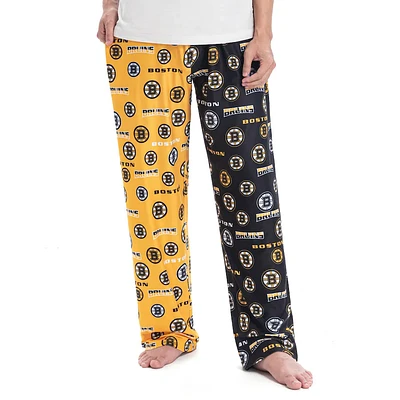 NHL PJ Pants Black & Gold AOP Split Bruins
