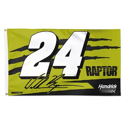 Nascar Team Flag 3x5 William Byron #24 Hendrick Motorsports