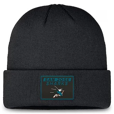 NHL Knit Hat Authentic Pro Prime Cuffed Beanie 2024 Sharks